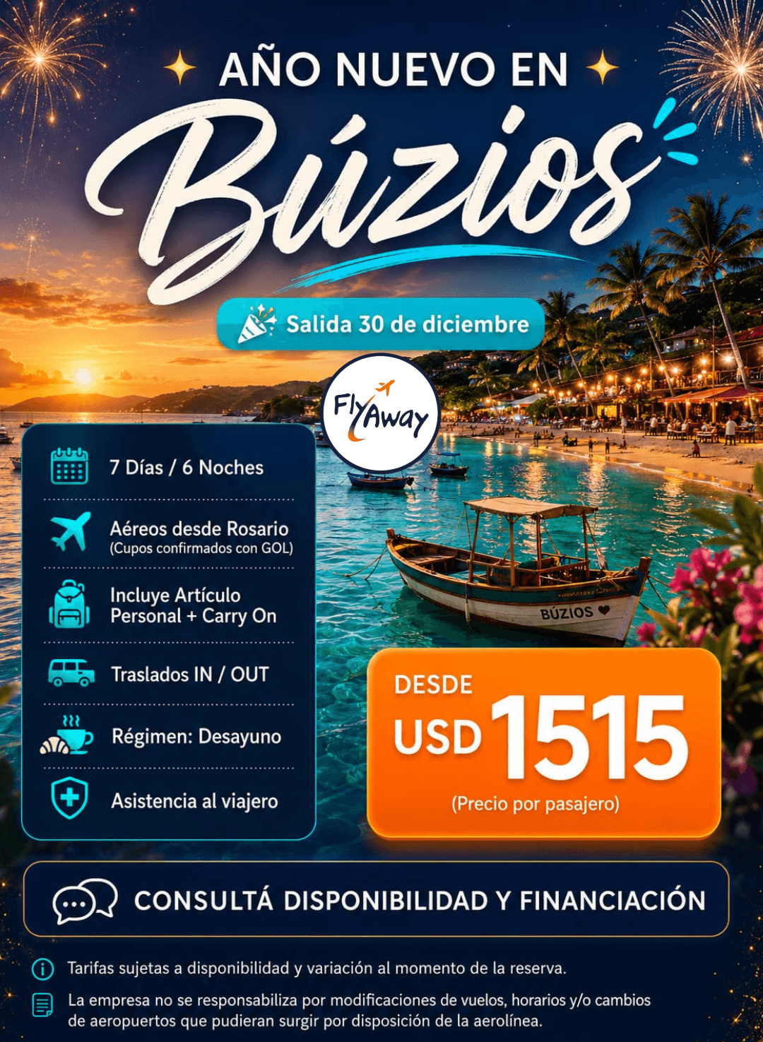 Año nuevo en Buzios